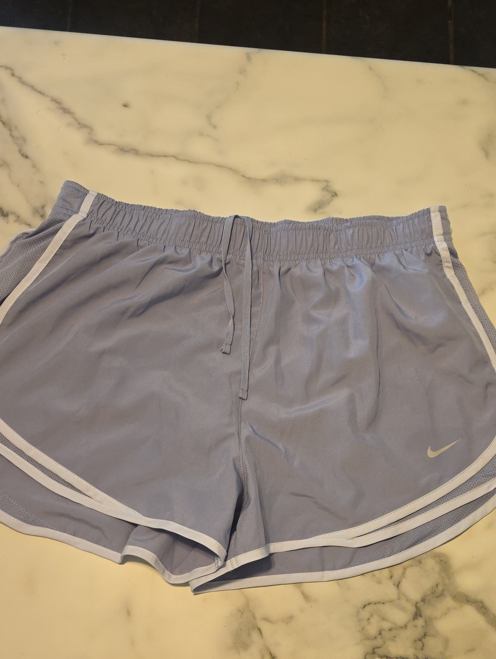 Nike Women’s Lavender Athletic Shorts with White Trim